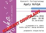 Agata Hołdyk: Muzyka nie całkiem poważna - KONCERT ODWOŁANY